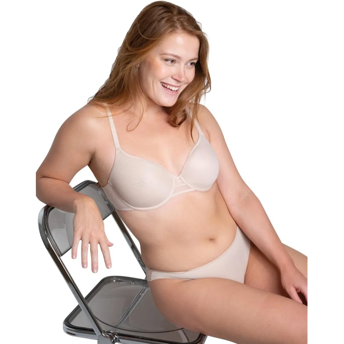 Soutien-gorge à armatures beige