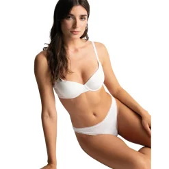 Soutien-gorge à armatures Charlotte blanc en coton