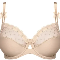 Soutien-gorge à armatures café au lait
