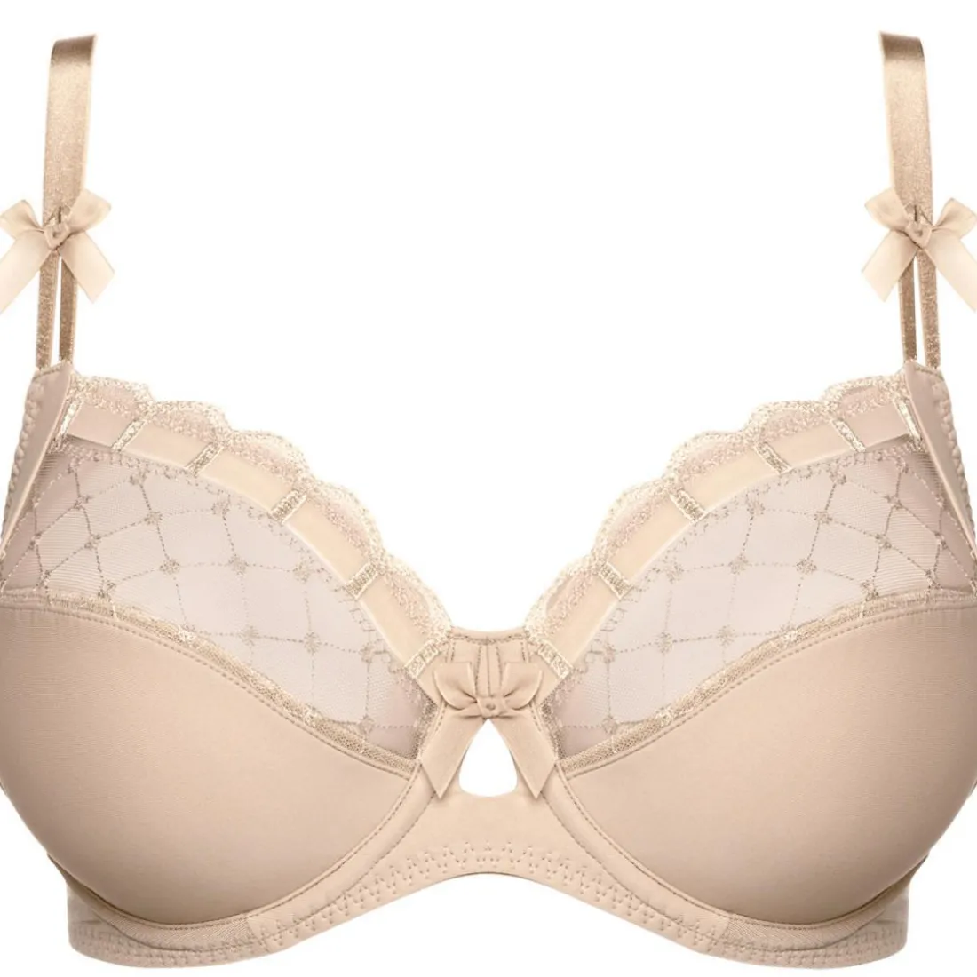 Soutien-gorge à armatures café au lait