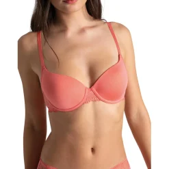 Soutien-gorge à armatures en dentelle - Orange