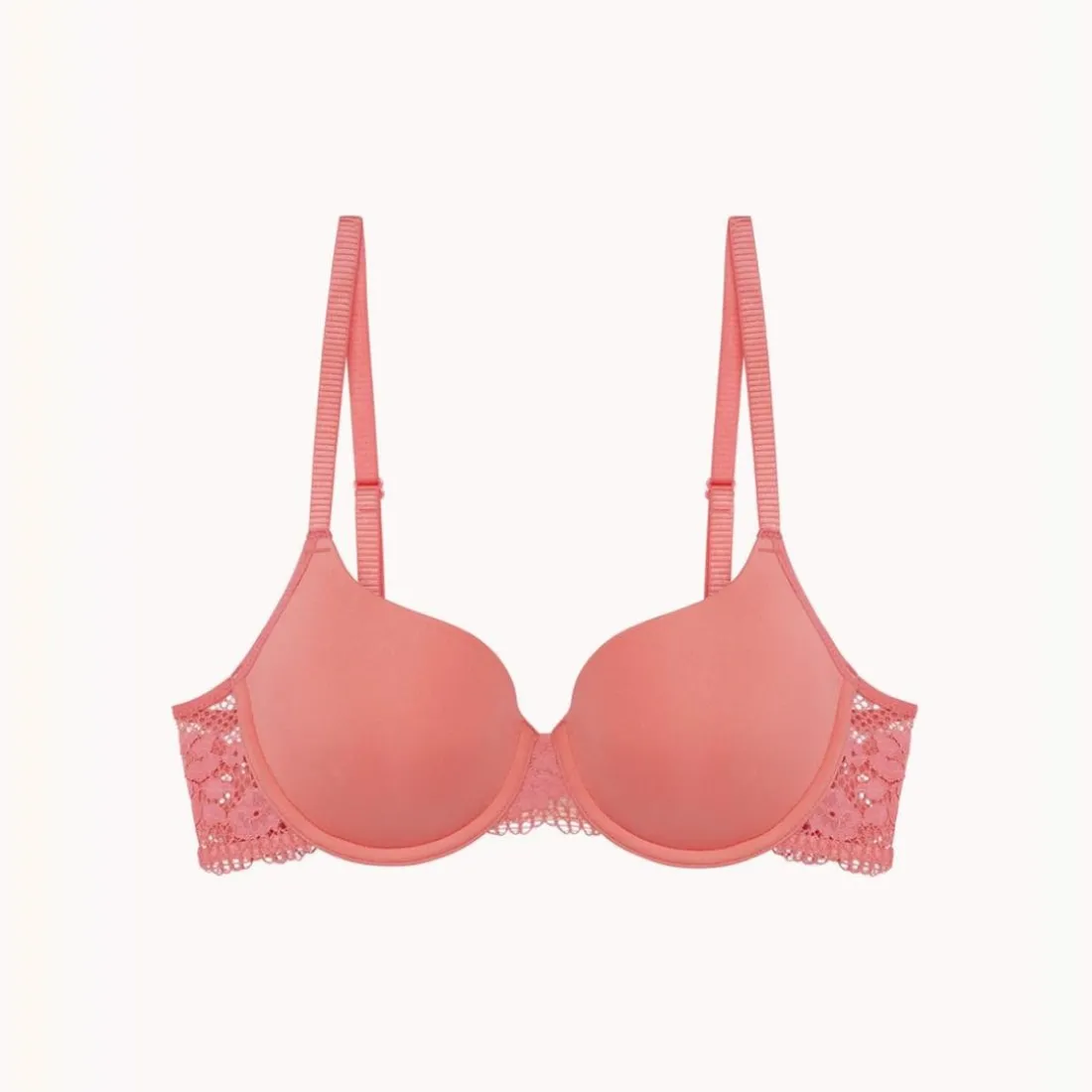 Soutien-gorge à armatures en dentelle - Orange