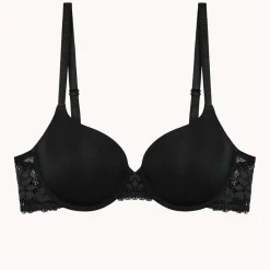 Soutien-gorge à armatures en dentelle - Noir