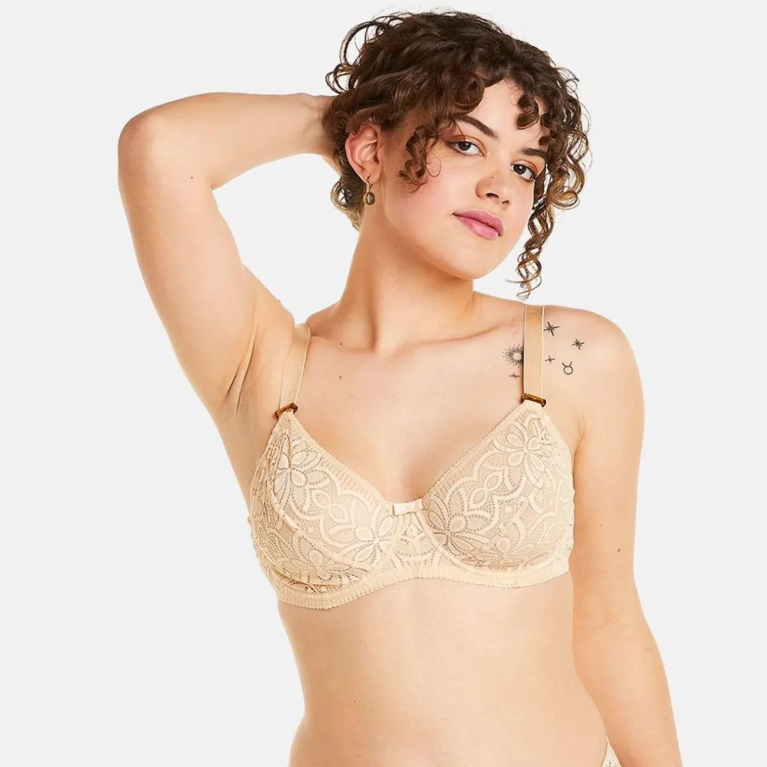Soutien-gorge à armatures grand maintien nude Apologie beige