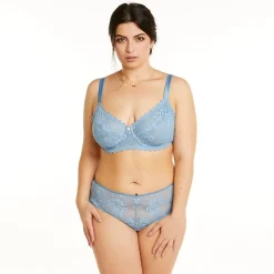 Soutien-gorge à armatures grand maintien bleu Siwa