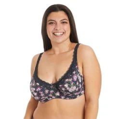 Soutien-gorge à armatures grand maintien multico gris Tarot