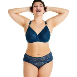 Soutien-gorge à armatures grand maintien - Bleu