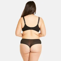 Soutien-gorge à armatures grand maintien noir Indécise