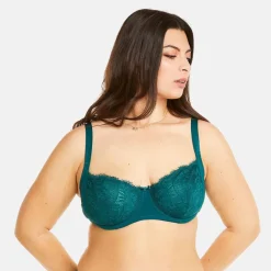 Soutien-gorge à armatures grand maintien vert Impériale
