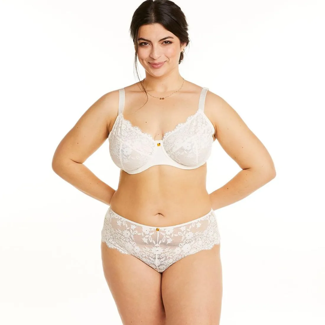 Soutien-gorge à armatures grand maintien ivoire Gaïa beige