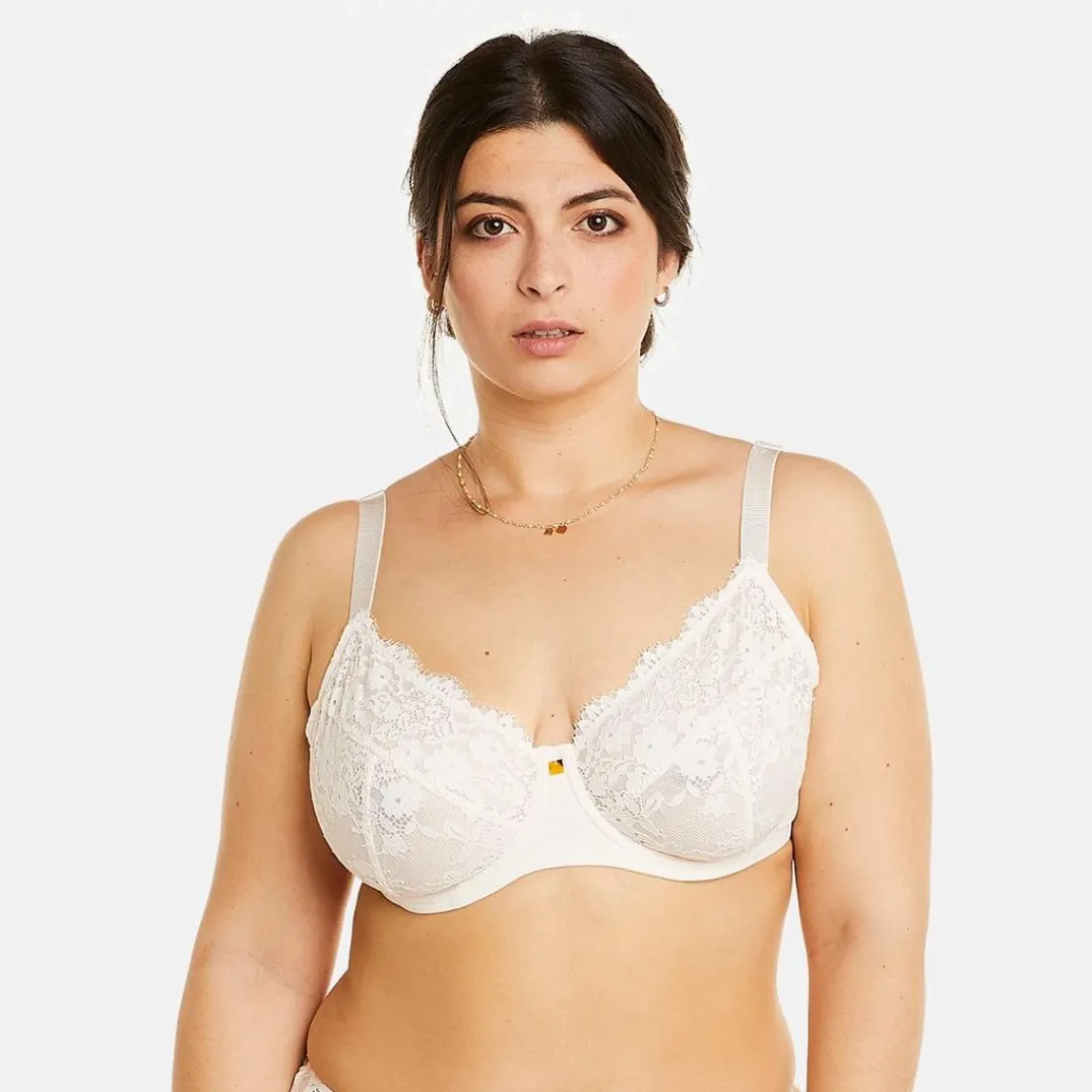 Soutien-gorge à armatures grand maintien ivoire Gaïa beige
