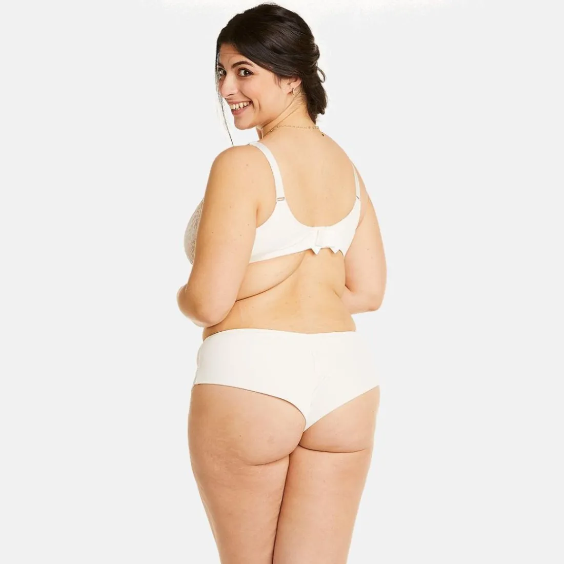 Soutien-gorge à armatures grand maintien ivoire Gaïa beige