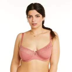 Soutien-gorge à armatures grand maintien terracotta Palanquin marron