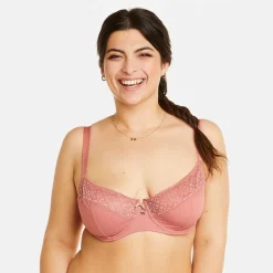 Soutien-gorge à armatures grand maintien terracotta Palanquin marron