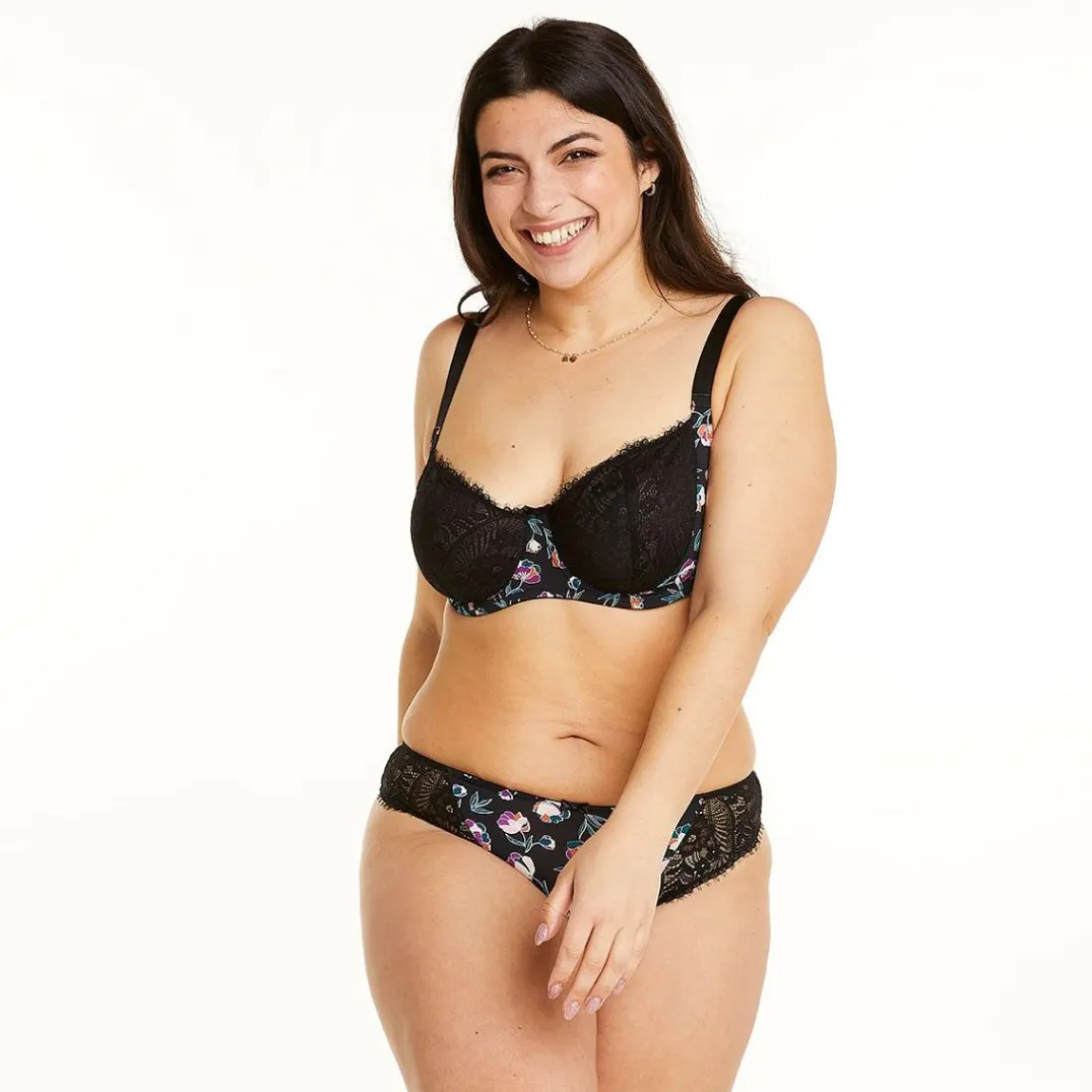 Soutien-gorge à armatures grand maintien noir Impériale