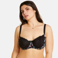 Soutien-gorge à armatures grand maintien noir Impériale