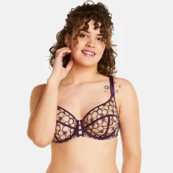 Soutien-gorge à armatures grand maintien violet Venus