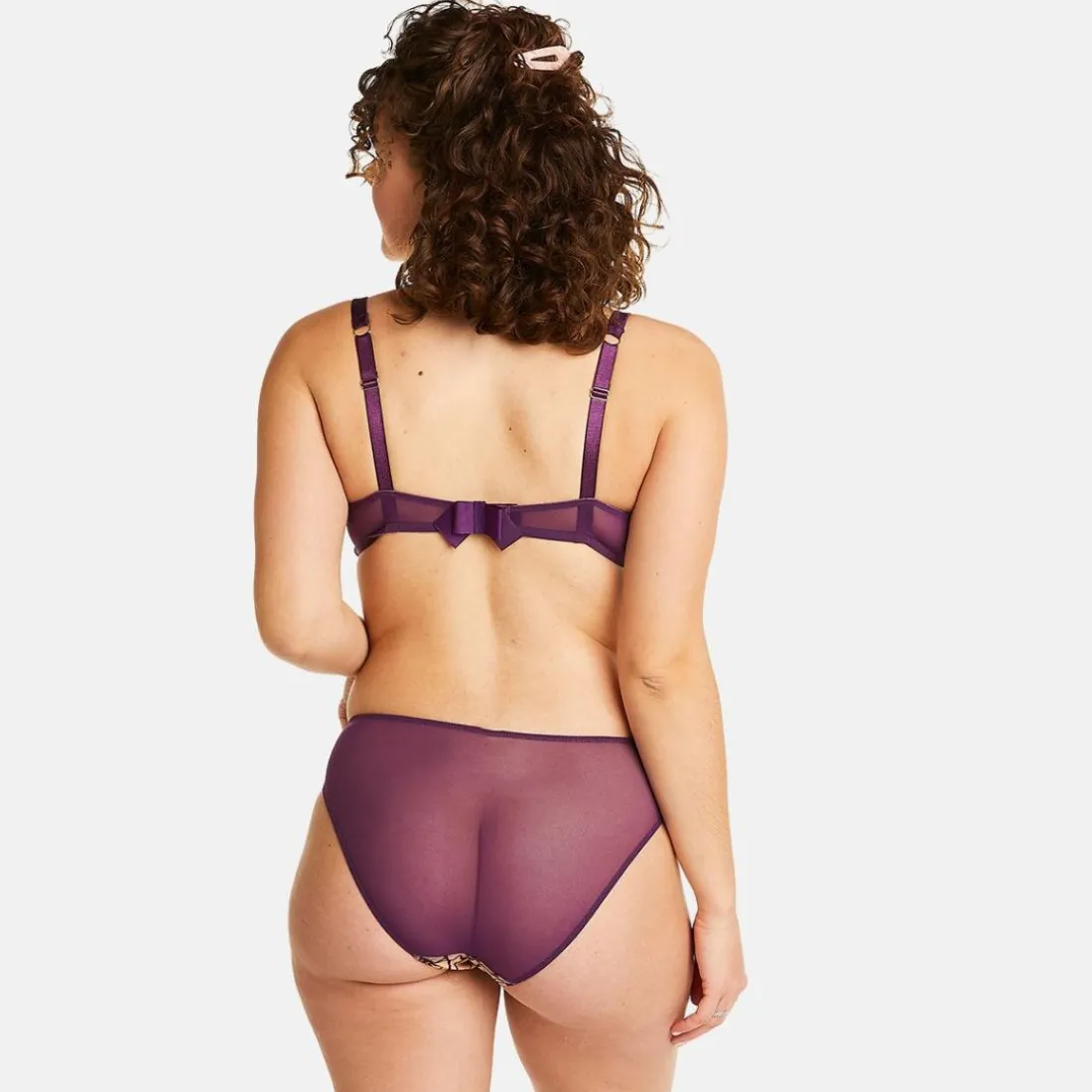 Soutien-gorge à armatures grand maintien violet Venus