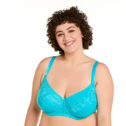 Soutien-gorge à armatures grand maintien turquoise Savane bleu
