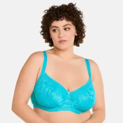 Soutien-gorge à armatures grand maintien turquoise Savane bleu