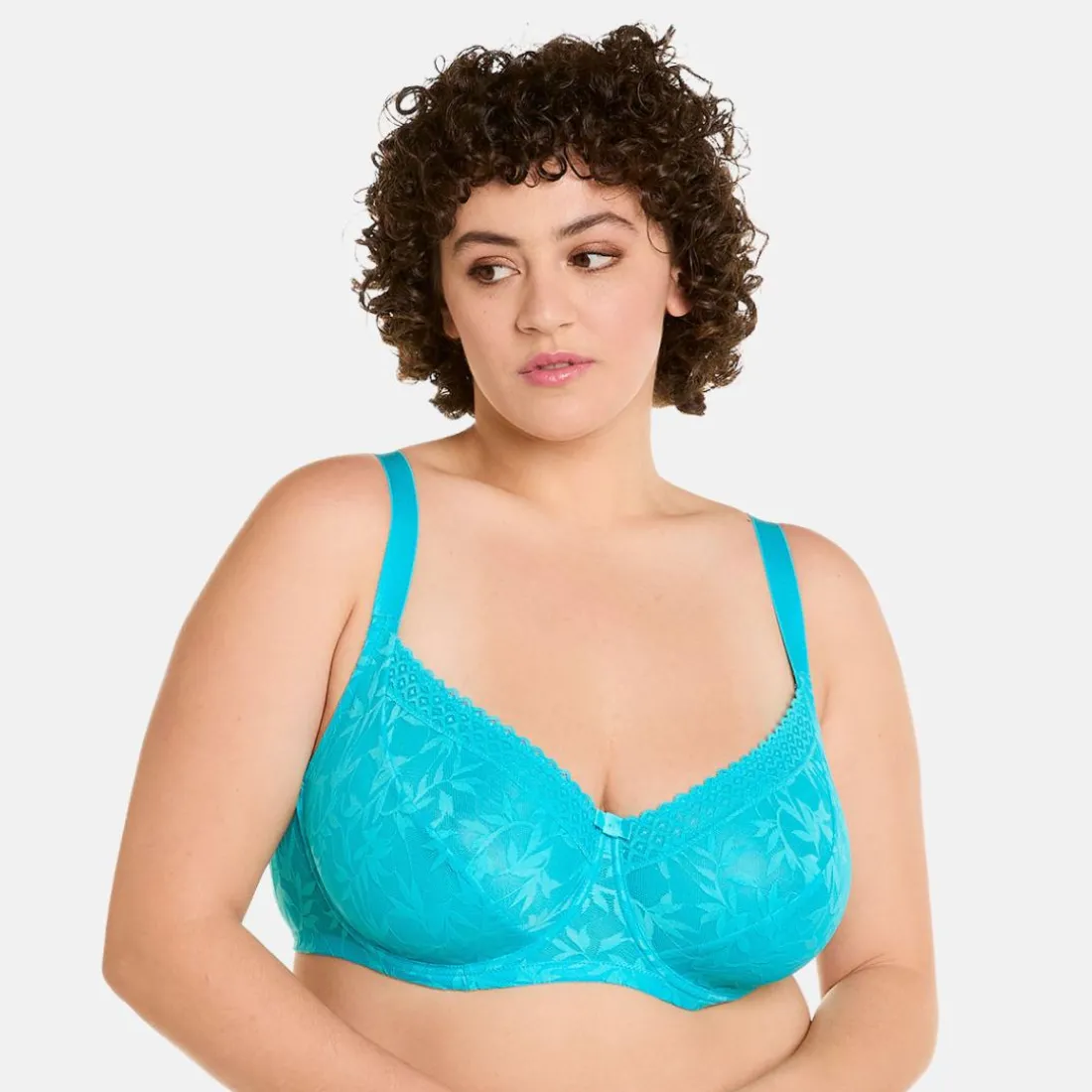 Soutien-gorge à armatures grand maintien turquoise Savane bleu