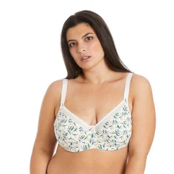 Soutien-gorge à armatures grand maintien ivoire Ruche blanc