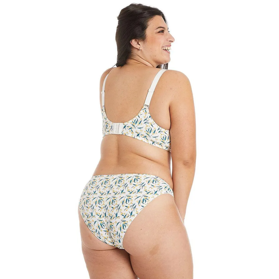 Soutien-gorge à armatures grand maintien ivoire Ruche blanc