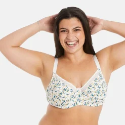 Soutien-gorge à armatures grand maintien ivoire Ruche blanc