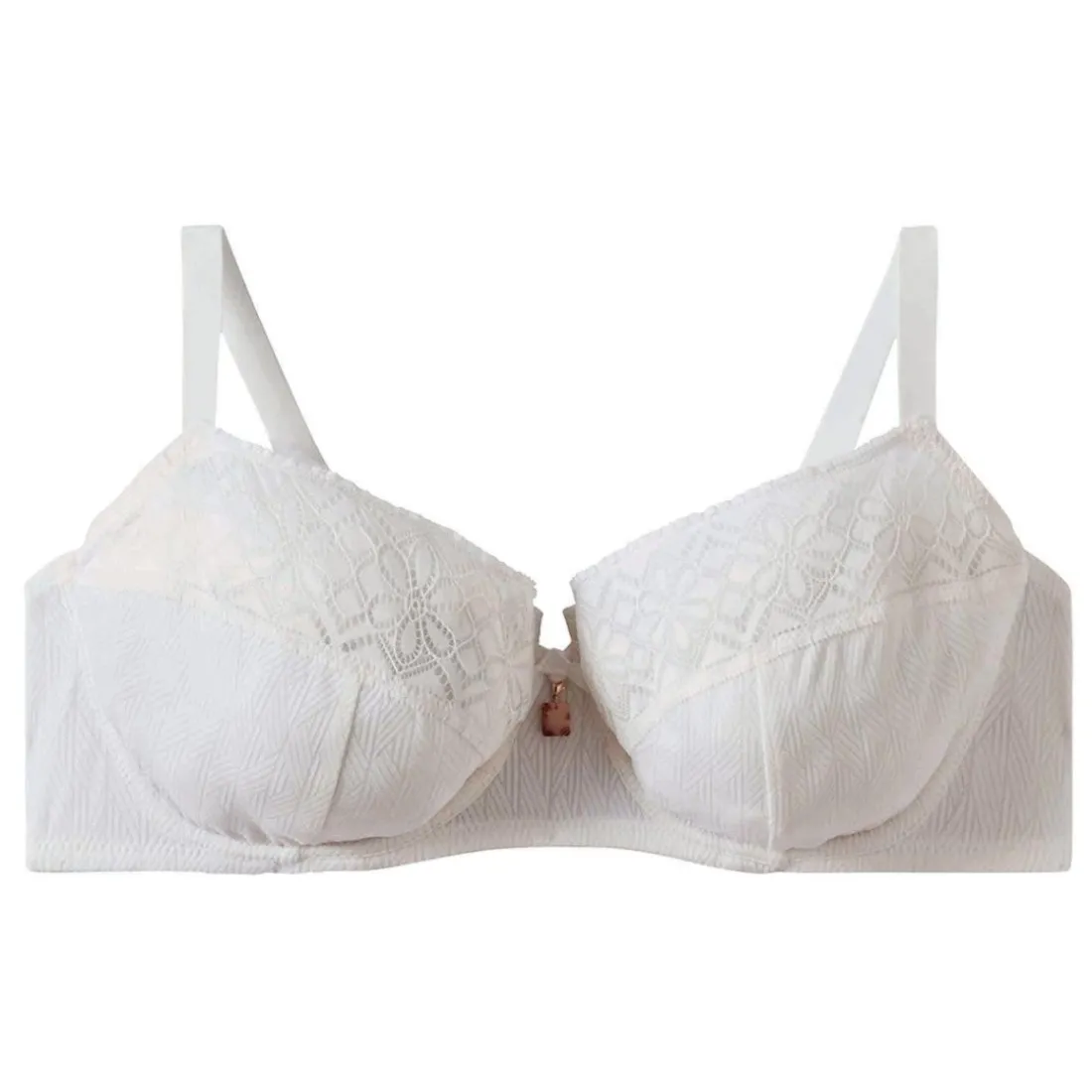 Soutien-gorge à armatures grand maintien ivoire Palanquin blanc