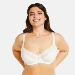 Soutien-gorge à armatures grand maintien ivoire Palanquin blanc