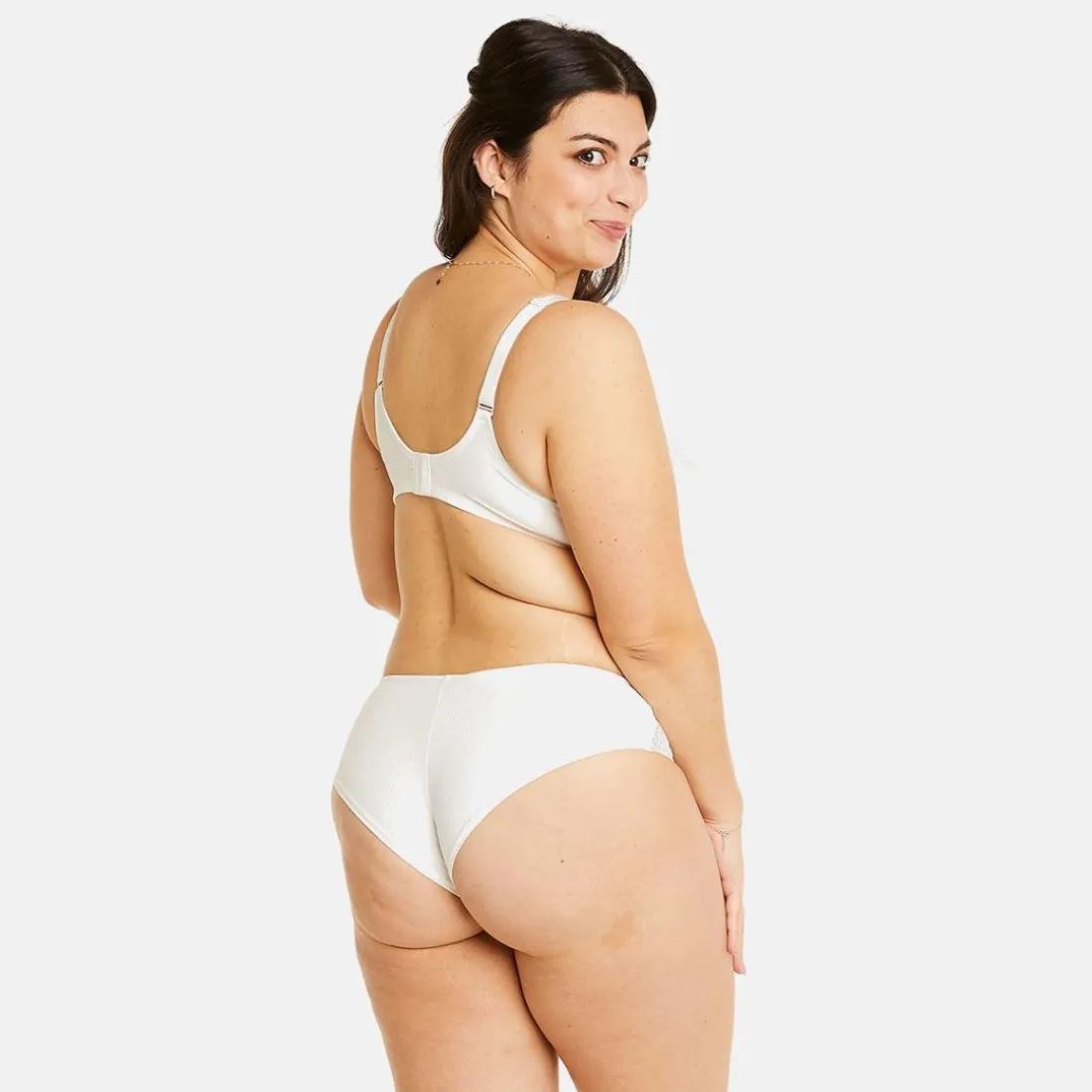 Soutien-gorge à armatures grand maintien ivoire Palanquin blanc