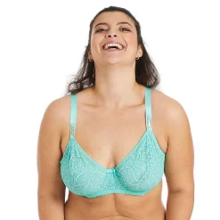 Soutien-gorge à armatures grand maintien turquoise Roulotte bleu