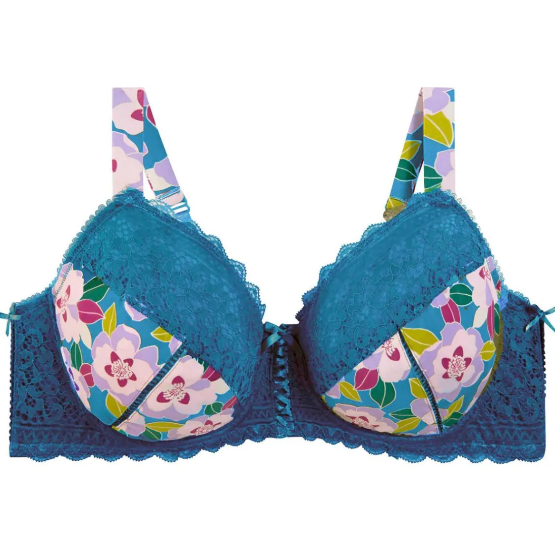 Soutien-gorge à armatures grand maintien multico indigo Emma multicolore