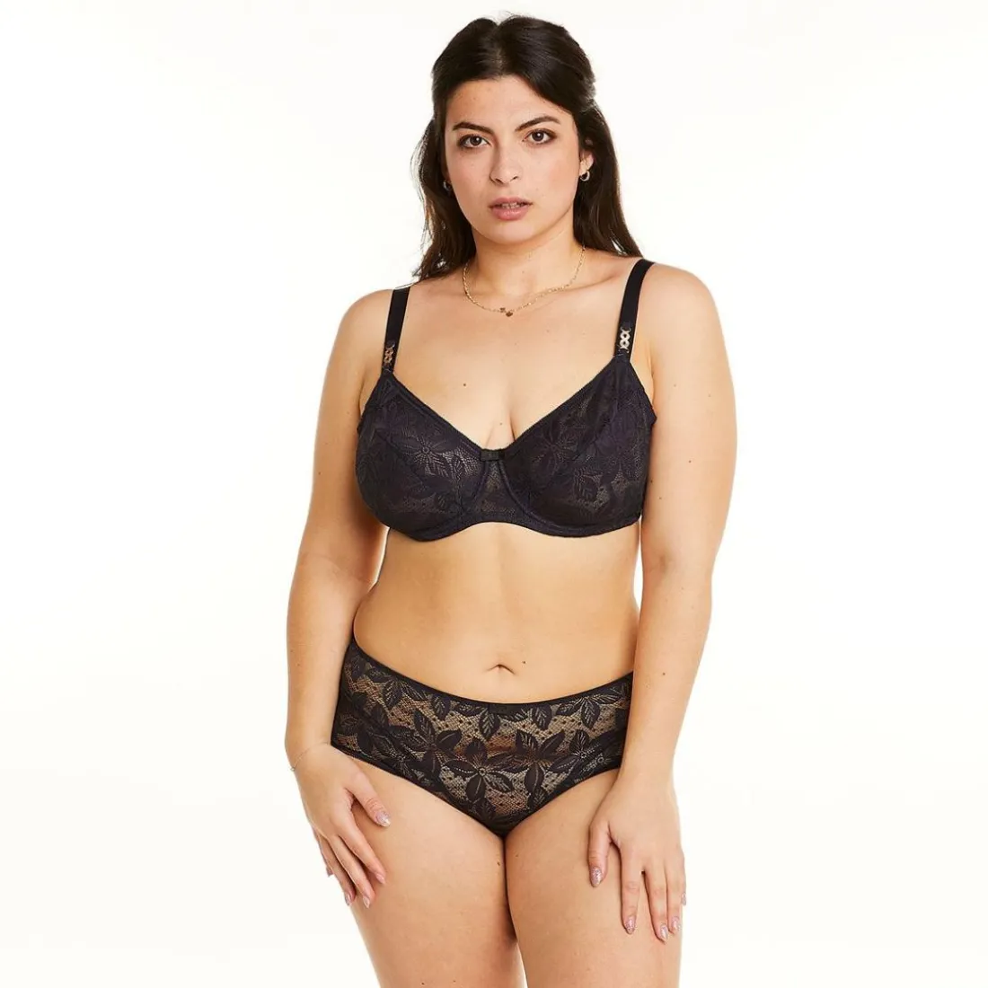 Soutien-gorge à armatures grand maintien gris Paix
