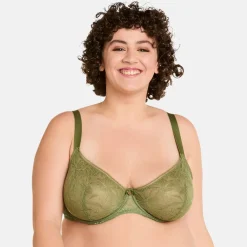 Soutien-gorge à armatures grand maintien kaki Masque vert