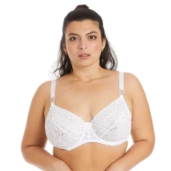 Soutien-gorge à armatures grand maintien blanc Roulotte