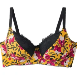 Soutien-gorge à armatures grand maintien jaune Shaker