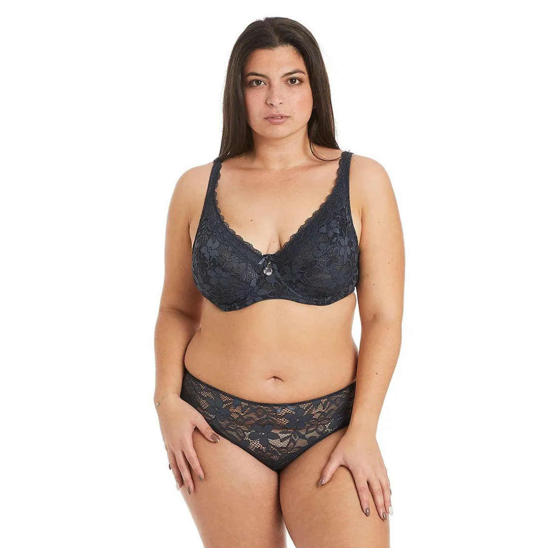 Soutien-gorge à armatures grand maintien gris Tarot