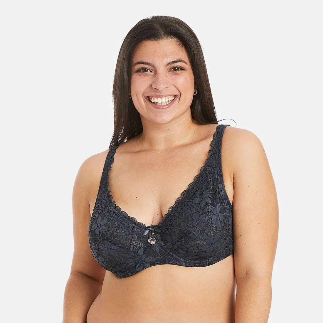 Soutien-gorge à armatures grand maintien gris Tarot