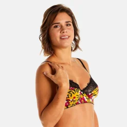 Soutien-gorge à armatures jaune Shaker