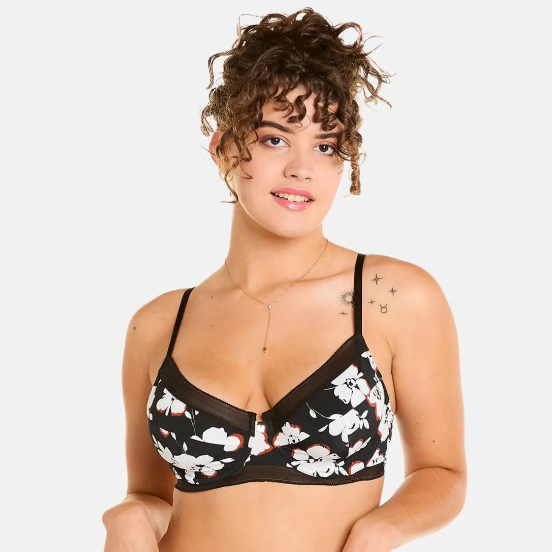 Soutien-gorge à armatures noir Cookie