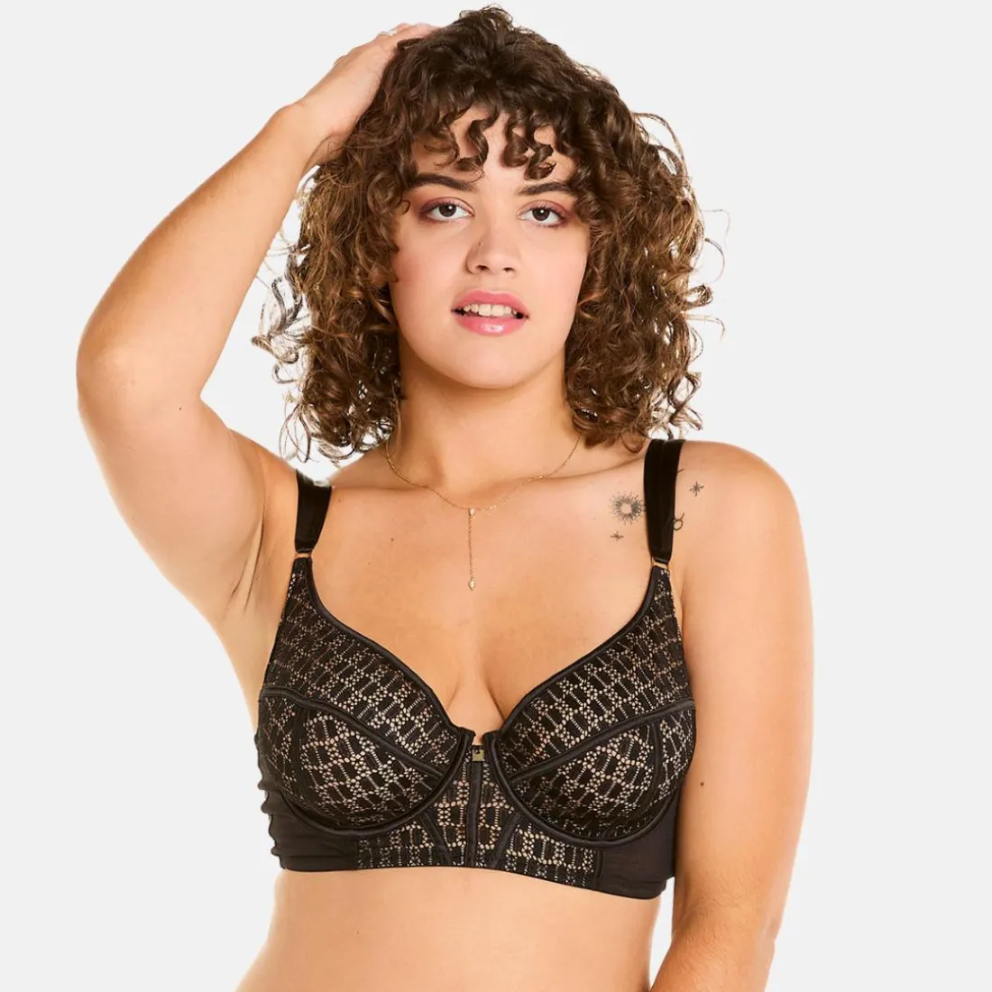 Soutien-gorge à armatures noir Merveilleux