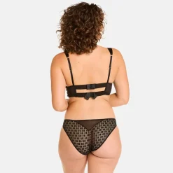 Soutien-gorge à armatures noir Merveilleux