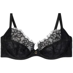 Soutien-gorge à armatures noir Sabbat