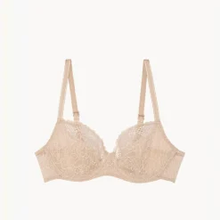 Soutien-gorge à armatures or beige