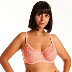 Soutien-gorge à armatures orange Gaufrette