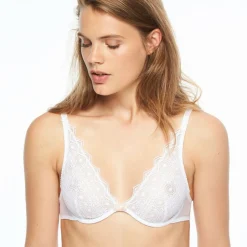 Soutien-gorge à armatures plongeant blanc-Passionata