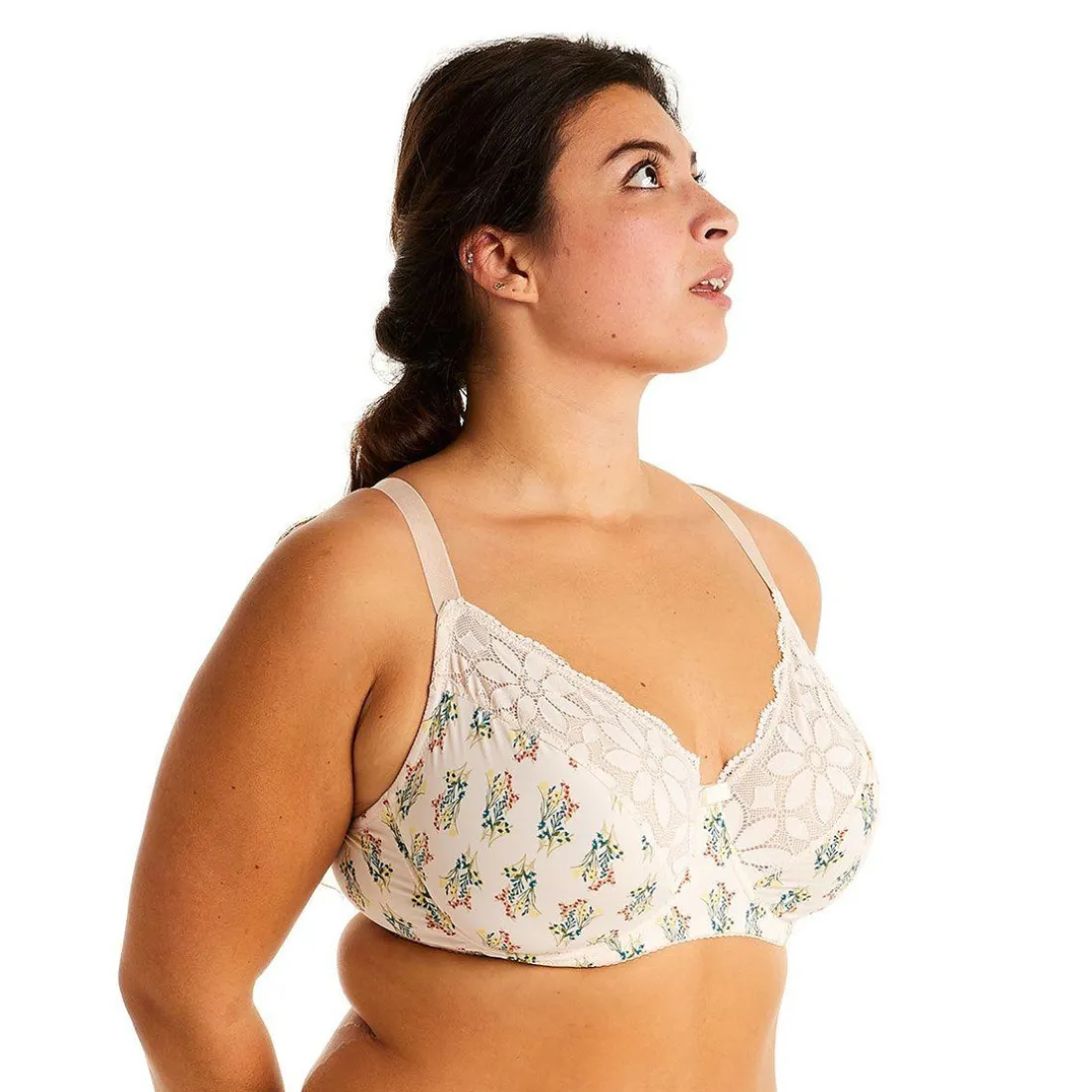 Soutien-gorge à armatures poudre Feeling rose