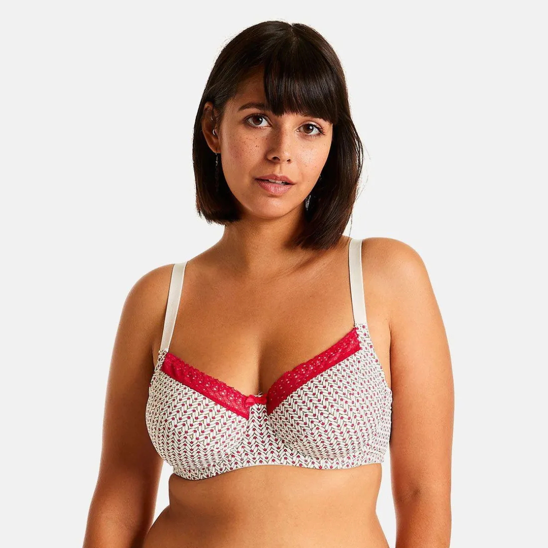Soutien-gorge à armatures rose Ecrin