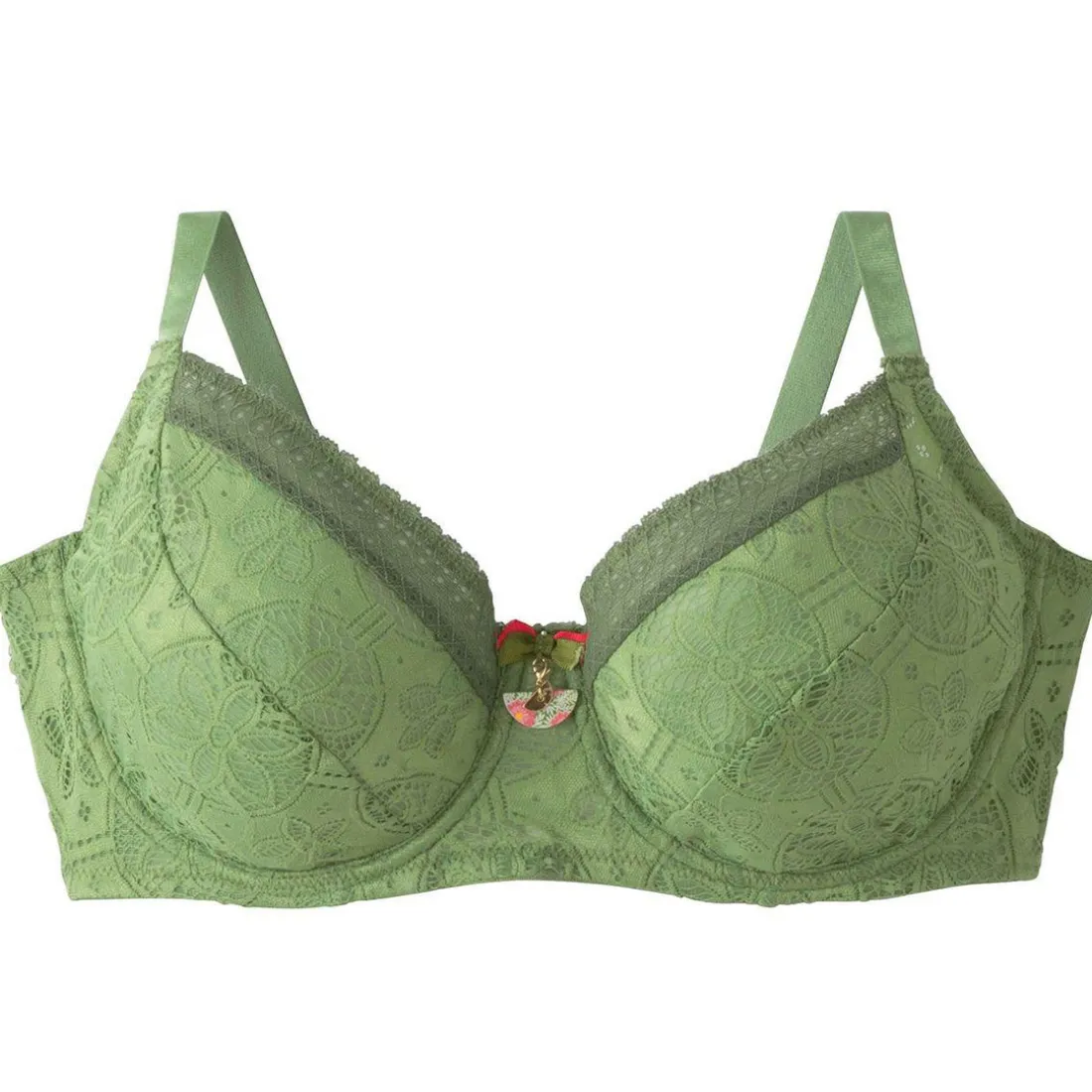 Soutien-gorge à armatures vert Echo